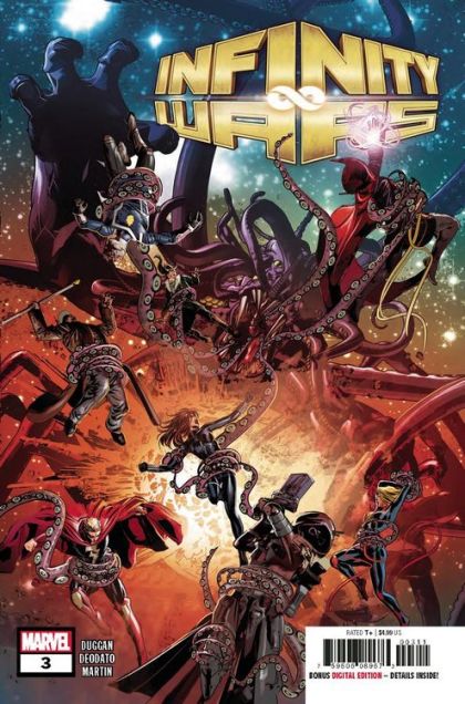 Infinity Wars Infinity Wars  |  Issue#3A | Year:2018 | Series:  | Pub: Marvel Comics | Regular Mike Deodato Jr Cover
