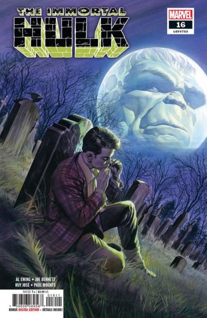 The Immortal Hulk It's Joe |  Issue#16A | Year:2019 | Series:  | Pub: Marvel Comics | Regular Alex Ross Cover