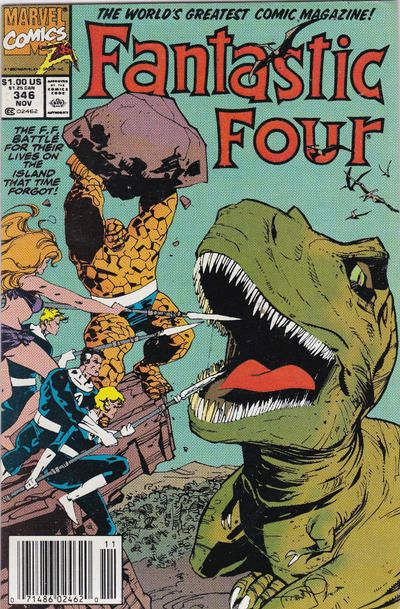 Fantastic Four, Vol. 1 70 Million Years Bc... And Then Some! |  Issue#346B | Year:1990 | Series: Fantastic Four | Pub: Marvel Comics |