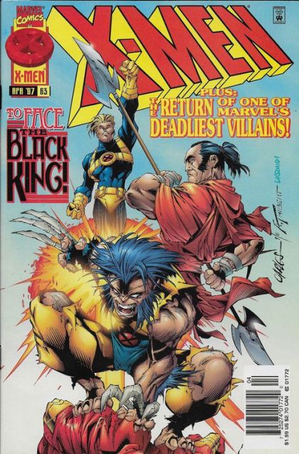 X-Men, Vol. 1 Games of Deceit & Death, Part 2 |  Issue#63B | Year:1997 | Series: X-Men | Pub: Marvel Comics | Newsstand Edition