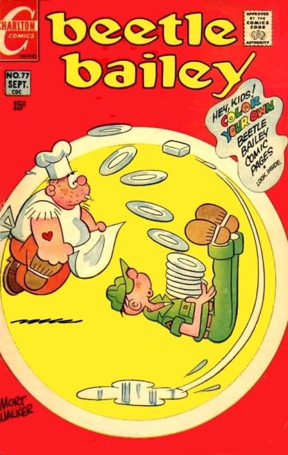 Beetle Bailey, Vol. 1 Killer and Psychiatrist/ Whistler ar Work |  Issue#77 | Year:1970 | Series:  | Pub: Charlton Comics |
