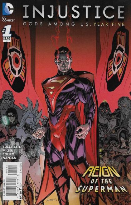 Injustice: Gods Among Us - Year Five Round Up |  Issue#1A | Year:2016 | Series:  | Pub: DC Comics | Regular David Yardin Cover