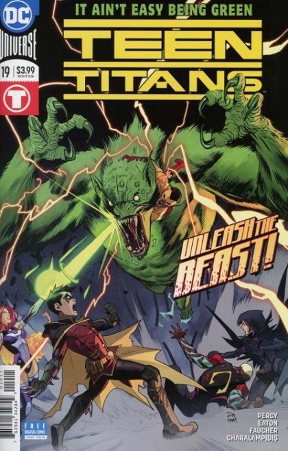 Teen Titans, Vol. 6 It Ain't Easy Being Green, Finale |  Issue#19A | Year:2018 | Series:  | Pub: DC Comics | Regular Dan Mora Cover