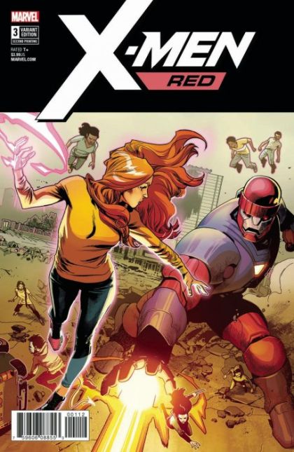 X-Men: Red, Vol. 1 The Hate Machine, Part Three: Rising Storm |  Issue#3E | Year:2018 | Series:  | Pub: Marvel Comics | 2nd Printing Mahmud A. Asrar Cover