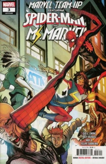 Marvel Team-Up, Vol. 4 Spider-Man and Ms. Marvel, Part 3 |  Issue#3A | Year:2019 | Series: Marvel Team-Up | Pub: Marvel Comics | Stefano Caselli Regular