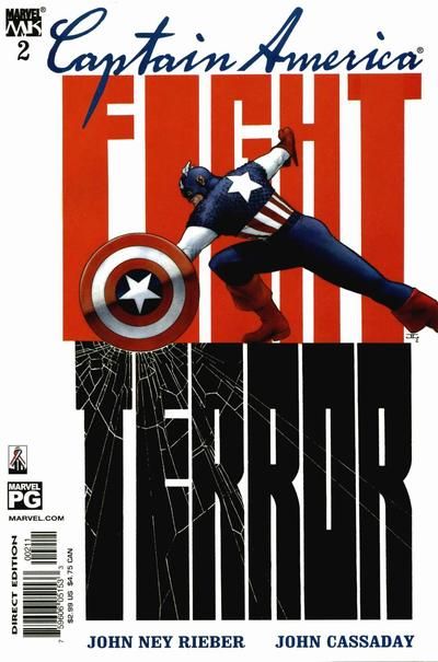 Captain America, Vol. 4 Enemy, Chapter Two: One Nation |  Issue#2A | Year:2002 | Series: Captain America | Pub: Marvel Comics | Direct Edition