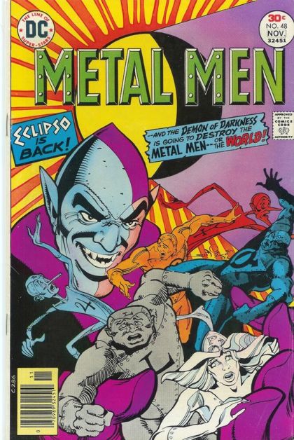 Metal Men, Vol. 1 Who Is Bruce Gordon And Why Is He Doing Those Terrible Things To Himself? |  Issue#48 | Year:1976 | Series: Metal Men | Pub: DC Comics |