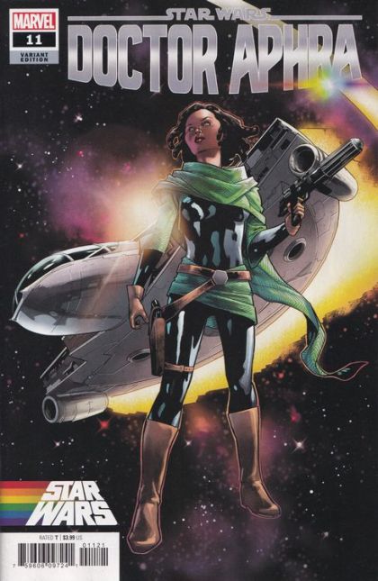 Star Wars: Doctor Aphra, Vol. 2 War of the Bounty Hunters - The Wreckage |  Issue#11B | Year:2021 | Series: Star Wars | Pub: Marvel Comics | Jan Bazaldua Pride Variant