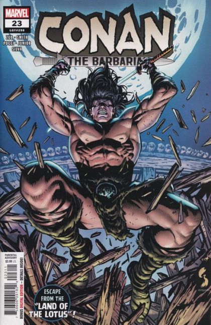 Conan the Barbarian, Vol. 3 Land of the Lotus, Part Five: Escape from the East |  Issue#23A | Year:2021 | Series:  | Pub: Marvel Comics | Regular Cover by Geoff Shaw