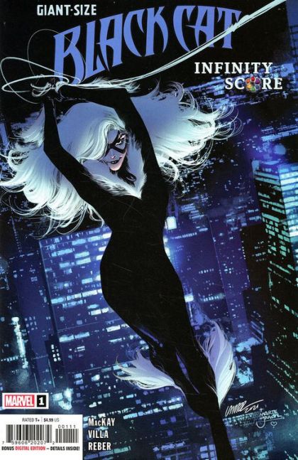 Giant-Size Black Cat: Infinity Score Part 4 |  Issue#1A | Year:2021 | Series:  | Pub: Marvel Comics | Regular Pepe Larraz Cover