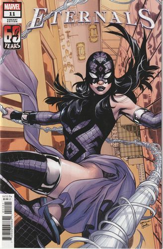 Eternals, Vol. 5 Hail Thanos, Part Five |  Issue#11B | Year:2022 | Series:  | Pub: Marvel Comics | Emanuela Lupacchino Spider-Man Cover