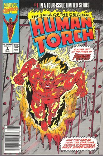 Saga of the Original Human Torch The Lighted Torch |  Issue#1A | Year:1990 | Series:  | Pub: Marvel Comics |