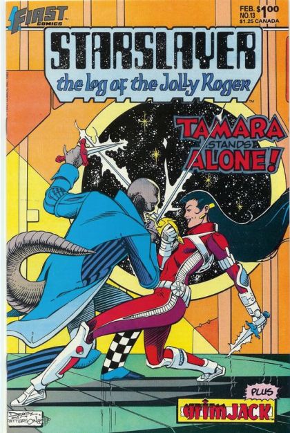 Starslayer, Vol. 1 Tamara Stands Alone |  Issue#13 | Year:1984 | Series: Starslayer | Pub: First Comics |