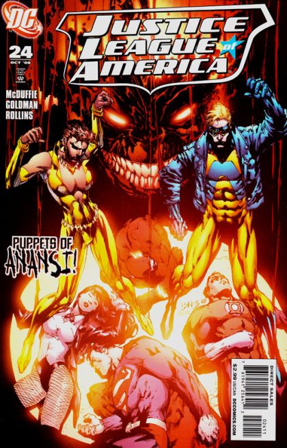 Justice League of America, Vol. 2 The Second Coming, Chapter Three: The Blood-Dimmed Tide |  Issue#24 | Year:2008 | Series: Justice League | Pub: DC Comics | Regular Ed Benes & Pete Pantazis Cover