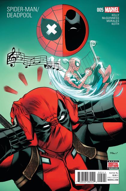Spider-Man / Deadpool, Vol. 1 Isn't It Bromantic?, Isn't It Bromantic?, Part Five |  Issue#5A | Year:2016 | Series:  | Pub: Marvel Comics | Ed McGuinness Regular