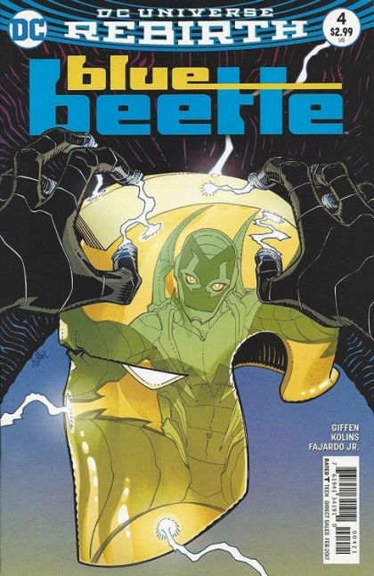 Blue Beetle, Vol. 10 My Not So Secret Origin |  Issue#4B | Year:2016 | Series: Blue Beetle | Pub: DC Comics | Cully Hamner Variant