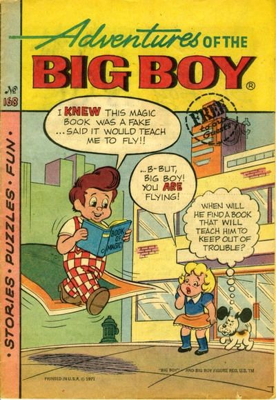 Adventures of the Big Boy  |  Issue#168 | Year:1971 | Series:  | Pub: WEBS Group |
