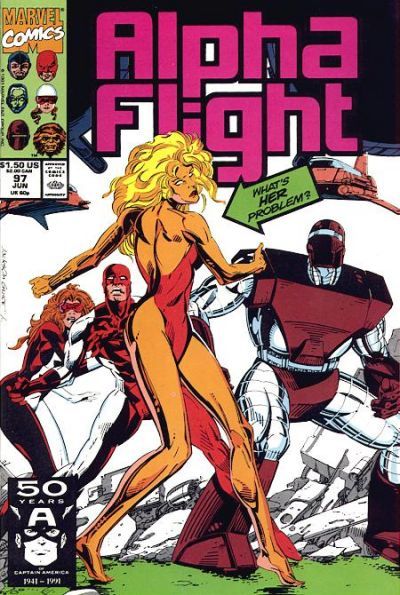 Alpha Flight, Vol. 1 The Final Option, Part 1: Decisions Of Faith |  Issue#97A | Year:1991 | Series: Alpha Flight | Pub: Marvel Comics | Direct Edition