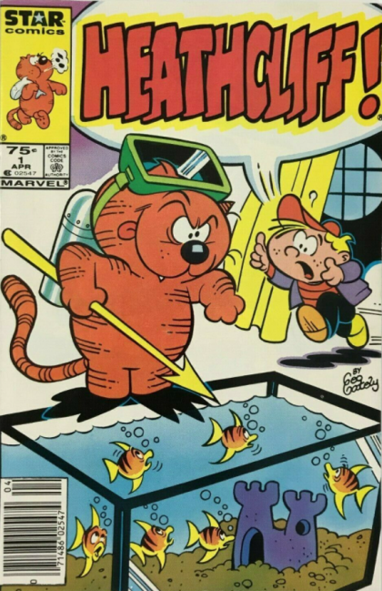 Heathcliff THE CAT-NAPPING CAPER |  Issue#1B | Year:1985 | Series: Heathcliff | Pub: Marvel Comics | Newsstand Edition