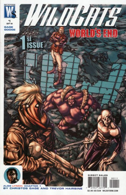 WildC.A.T.s, Vol. 5 After the End of the World, Part One |  Issue#1B | Year:2008 | Series: WildC.A.T.S | Pub: DC Comics | Right Side Grifter Cover