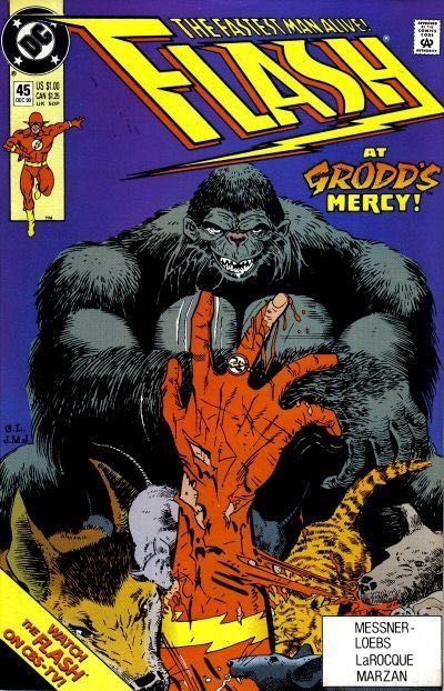 Flash, Vol. 2 Dog Days |  Issue#45A | Year:1990 | Series: Flash | Pub: DC Comics |