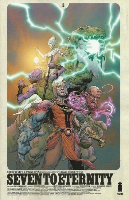 Seven To Eternity  |  Issue#3A | Year:2016 | Series:  | Pub: Image Comics | Jerome Opena & Matt Hollingsworth Cover