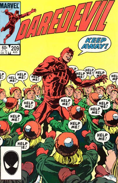 Daredevil, Vol. 1 Blast From The Past |  Issue#209A | Year:1984 | Series: Daredevil | Pub: Marvel Comics | Direct Edition