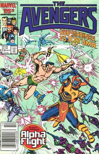 The Avengers, Vol. 1 Under Siege, Assault on Atlantis |  Issue#272B | Year:1986 | Series: Avengers | Pub: Marvel Comics | Newsstand Edition