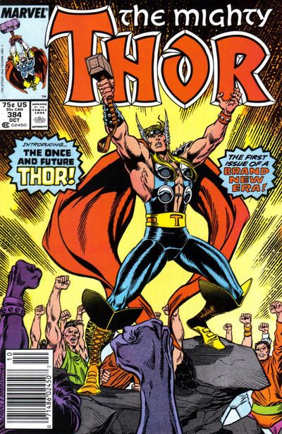 Thor, Vol. 1 Who Shall Be Worthy? |  Issue#384B | Year:1987 | Series: Thor | Pub: Marvel Comics | Newsstand Edition