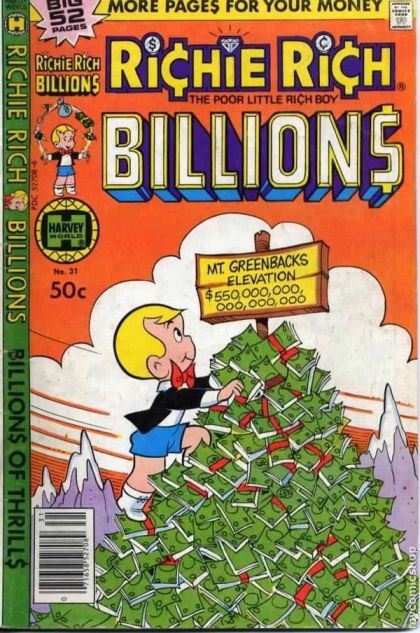 Richie Rich Billions  |  Issue#31 | Year:1979 | Series: Richie Rich | Pub: Harvey Comics |