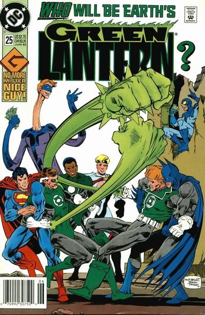 Green Lantern, Vol. 3 Prize Fight |  Issue#25B | Year:1992 | Series: Green Lantern | Pub: DC Comics | Newsstand Edition