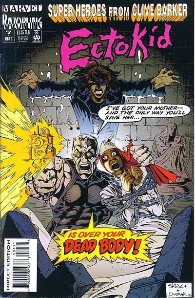 Ectokid You've Only Got One Mother |  Issue#7A | Year:1993 | Series: Clive Barker | Pub: Marvel Comics | Direct Edition