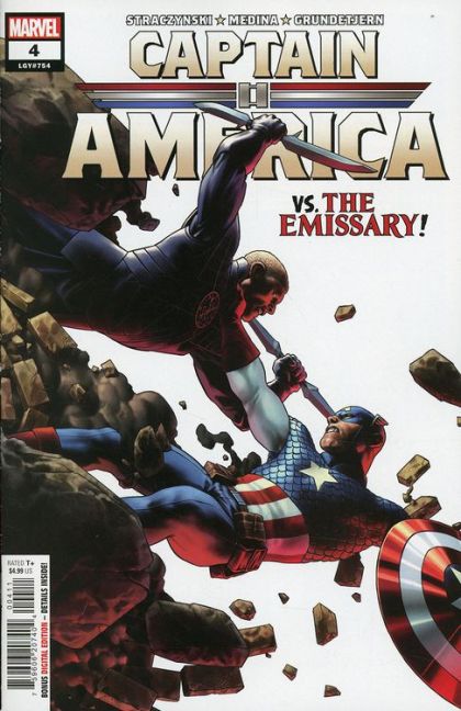 Captain America, Vol. 11 A Series of Unexpected Attacks |  Issue#4A | Year:2023 | Series:  | Pub: Marvel Comics | Jesús Saíz Regular