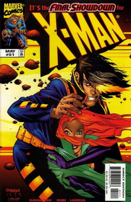 X-Man Uninvited Guests |  Issue#51A | Year:1999 | Series: X-Men | Pub: Marvel Comics | Direct Edition