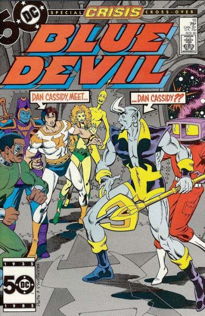 Blue Devil Crisis On Infinite Earths - The Last Parallel World Story |  Issue#18A | Year:1985 | Series:  | Pub: DC Comics |
