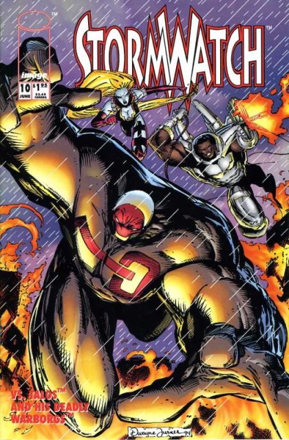 (Signed by RON MARZ) Stormwatch, Vol. 1  |  Issue#10A | Year:1994 | Series: Stormwatch | Pub: Image Comics |