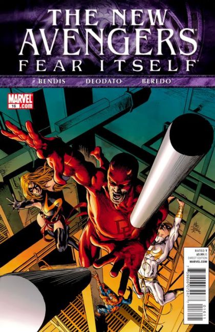 New Avengers, Vol. 2 Fear Itself  |  Issue#16A | Year:2011 | Series: Avengers | Pub: Marvel Comics | Mike Deodato Jr. Regular Cover