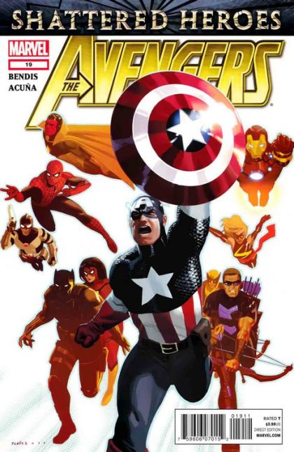 The Avengers, Vol. 4 Shattered Heroes  |  Issue#19A | Year:2011 | Series: Avengers | Pub: Marvel Comics | Direct Edition