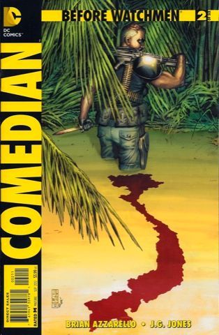 Before Watchmen: Comedian I Get Around / The Curse of the Crimson Corsair - The Devil In The Deep...!, Part Eight |  Issue#2A | Year:2012 | Series: Watchmen | Pub: DC Comics | J.G. Jones Regular Cover