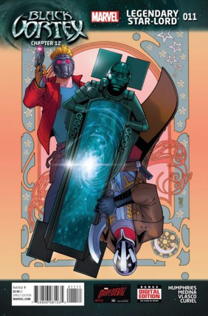 Legendary Star-Lord Black Vortex - Chapter 12 |  Issue#11A | Year:2015 | Series: Guardians of the Galaxy | Pub: Marvel Comics | Regular Paco Medina Cover
