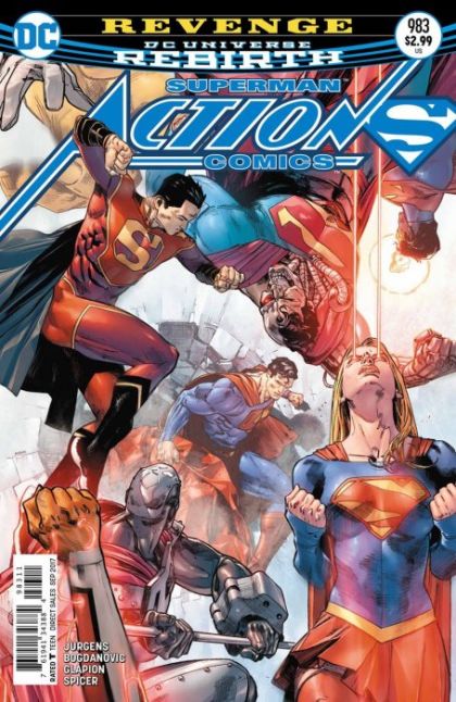 Action Comics, Vol. 3 Revenge, Part V |  Issue#983A | Year:2017 | Series: Superman | Pub: DC Comics | Clay Mann Regular