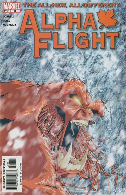 Alpha Flight, Vol. 3 Waxing Poetic, Part 2 |  Issue#8 | Year:2004 | Series: Alpha Flight | Pub: Marvel Comics | Skottie Young Regular Cover