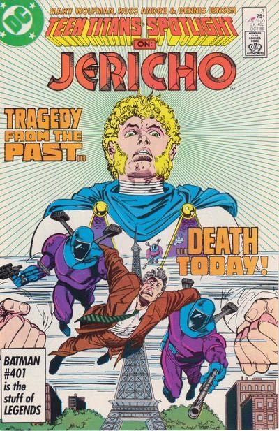 Teen Titans Spotlight Jericho, The Past Is Prologue |  Issue#3A | Year:1986 | Series: Teen Titans | Pub: DC Comics | Direct Edition