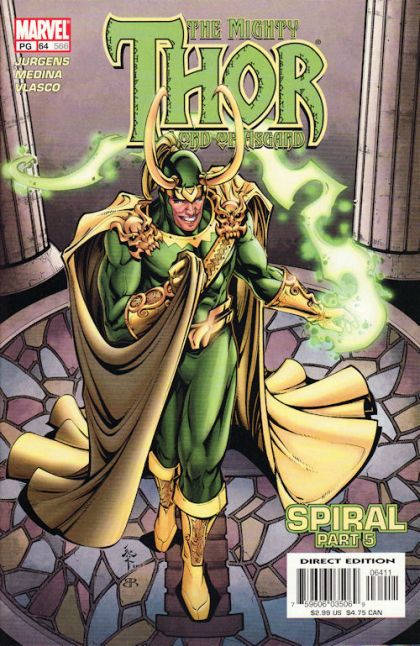 Thor, Vol. 2 Spiral, Part 5: "One Night" |  Issue#64A | Year:2003 | Series: Thor | Pub: Marvel Comics | Direct Edition