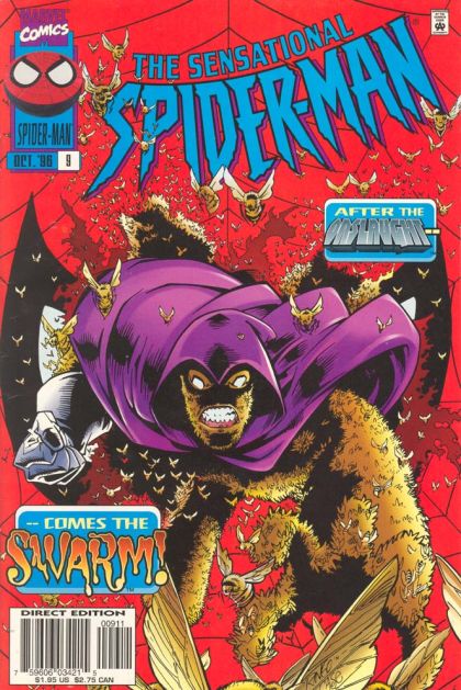 The Sensational Spider-Man, Vol. 1 Clone Saga - Swarmed! |  Issue#9A | Year:1996 | Series: Spider-Man | Pub: Marvel Comics |