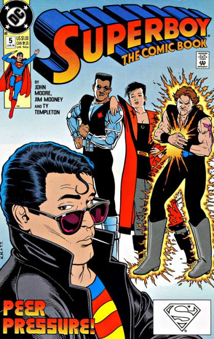 Superboy, Vol. 2 With Friends Like These... |  Issue#5A | Year:1990 | Series: Superboy | Pub: DC Comics | Direct Edition