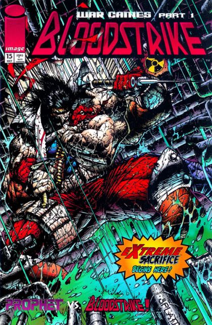 Bloodstrike Extreme Sacrifice - War Games, Part 1 |  Issue#15 | Year:1994 | Series:  | Pub: Image Comics | Stephen Platt Regular Cover
