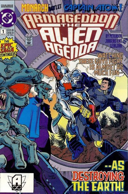 Armageddon: The Alien Agenda Armageddon 2001 - Days Of Thunder Lizards |  Issue#1A | Year:1991 | Series:  | Pub: DC Comics | Direct Edition