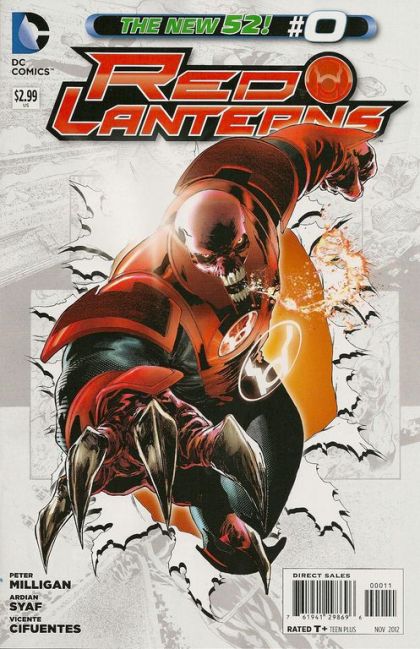 Red Lanterns Atrocitus = The Second Prophecy |  Issue#0 | Year:2012 | Series:  | Pub: DC Comics |