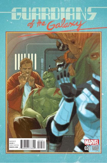 Guardians of the Galaxy, Vol. 3 Black Vortex - Chapter 2 |  Issue#24B | Year:2015 | Series: Guardians of the Galaxy | Pub: Marvel Comics | Phil Noto Variant Cover